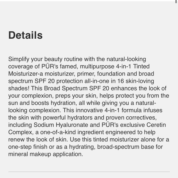 PUR 4-in-1 Tinted Moisturizer - Picture 3 of 6